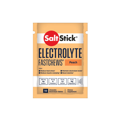 SaltStick Fastchews elektrolity (Brzoskwinia) – 10 tabletek