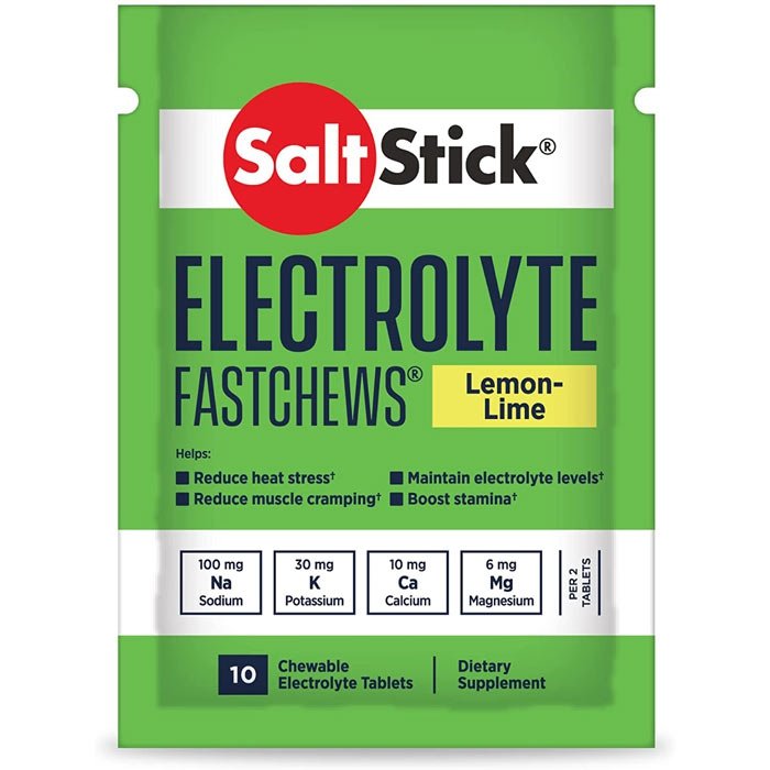 SaltStick Fastchews elektrolity (Cytryna Limonka) – 10 tabletek
