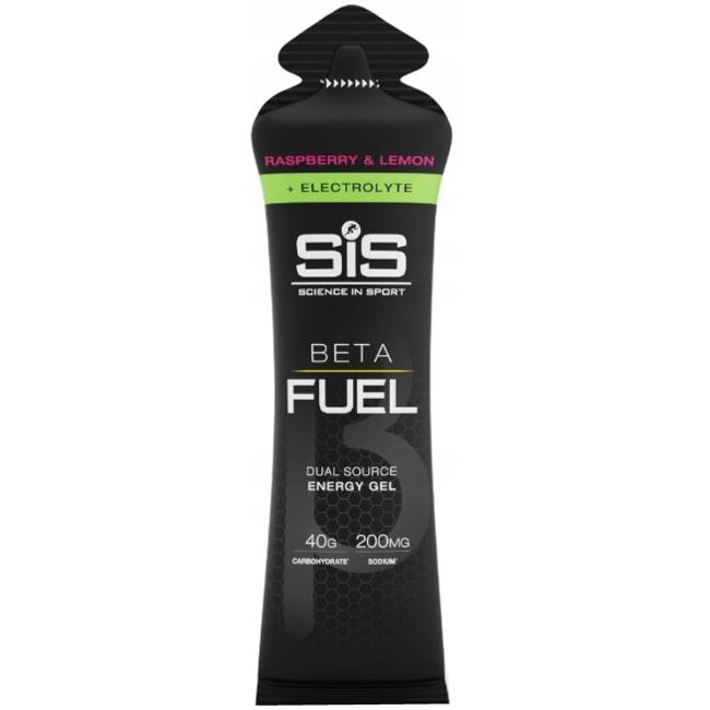 SiS Beta Fuel Dual Source Energy Gel +Electrolyte żel energetyczny (Malina Cytryna) 60 ml