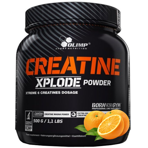 Olimp Creatine Xplode Powder kreatyna (Pomarańcza) – 500 g