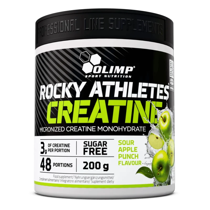 Olimp Rocky Athletes Creatine monohydrat kreatyny (Kwaśne Jabłko) - 200 g