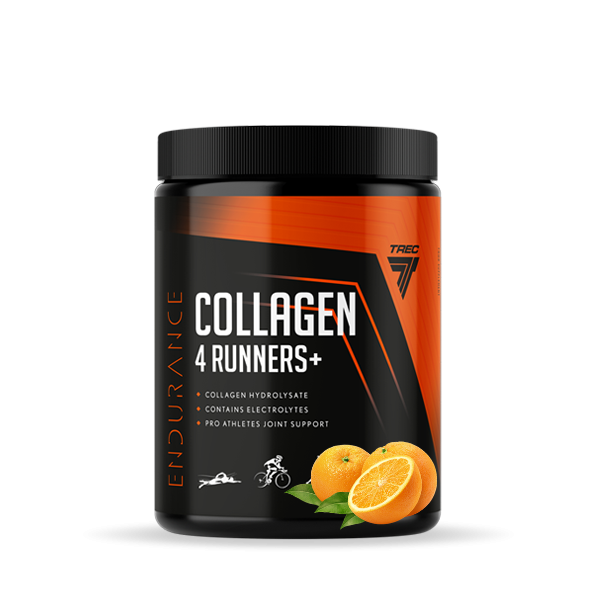 Trec Nutrition Collagen 4 Runners+ kolagen (Pomarańcza) - 350 g