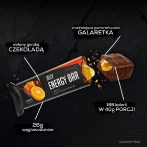 Trec Nutrition Jelly Energy Bar baton energetyczny z galaretką (Pomarańcza) – 40 g - obrazek 2