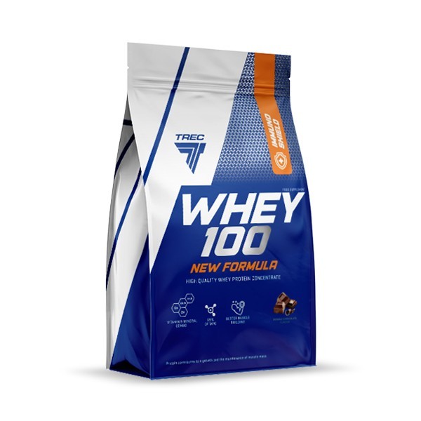 Trec Nutrition Whey 100 odżywka białkowa (Podwójna Czekolada) - 700 g