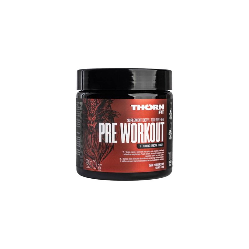 Thorn Fit Pre Workout odżywka przedtreningowa (Pomarańcza) – 250 g