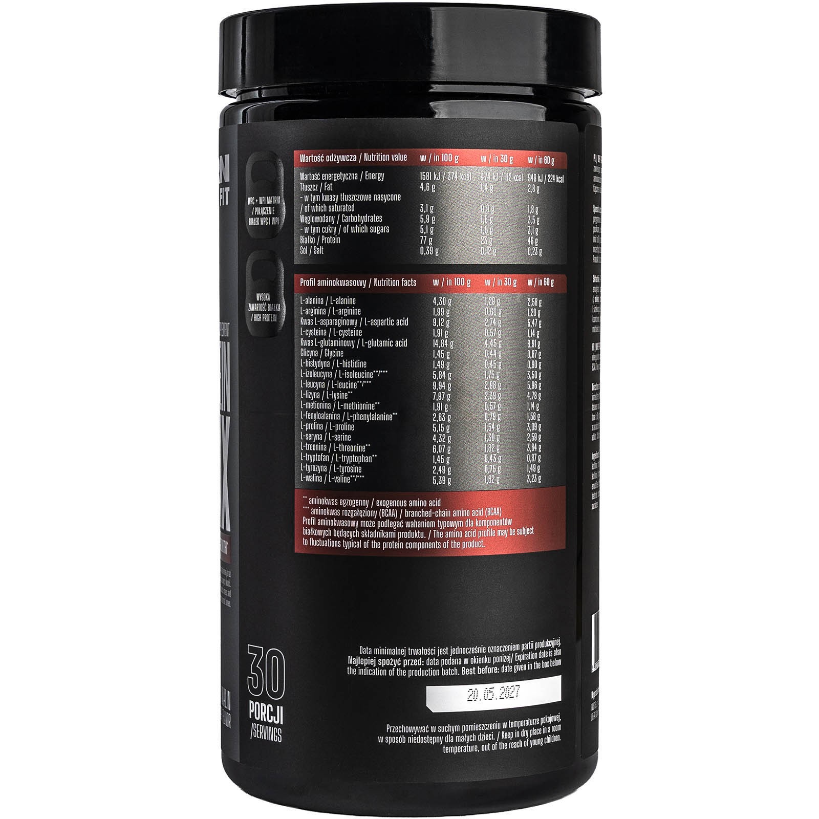 Thorn Fit Whey Protein Matrix odżywka białkowa (Biała Czekolada z Maliną) - 900 g - obrazek 2